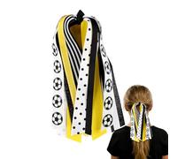 Ruban élastique de football, élastiques pour cheveux, forte élasticité avec finition lisse, support pratique pour queue de cheval, accessoire chic au look contemporain, élastiques pour cheveux