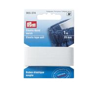 Ruban Élastique Souple 25mm Blanc