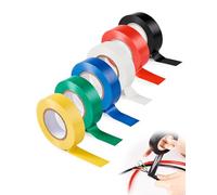 Ruban Électrique 6PCS Scotch Electricien 18mm x 20m Ruban Adhésif Isolant Électrique en PVC Étanche pour Isolation Fixation de Câbles Électriques jusqu'à 600V
