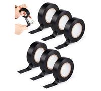 Ruban Électrique 6PCS Scotch Electricien 18mm x 20m Ruban Adhésif Isolant Électrique en PVC Étanche pour Isolation Fixation de Câbles Électriques jusqu'à 600V