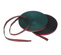 Ruban Emballage Cadeau Bricolage Matériaux de Loisirs Créatifs Rubans en Polyester pour Fêtes de Vacances Décorations de Noël 2 Pièces Noir Vert 50 Verges Chacun