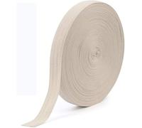 Nothers Ruban en Coton 50m x 2,5 cm,Ruban en Sergé de Coton,Bandes de Biais en Coton pour la Couture D'emballages de Cadeaux D'artisanat de Bricolage