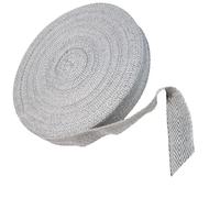 Ruban en coton naturel 9,1 m de long pour tapis, bordure touffetée