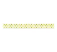 Ruban En Coton Pois Vert 1,5 Cm X 2 M