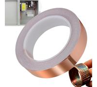 Ruban en cuivre conducteur - 0,05 mm ~ 0,2 mm ruban de bracelet de mise à la terre, tapis de conducteur à un côté, tas de papier en verre tachés pour circuits en papier, réparations électriques, mise