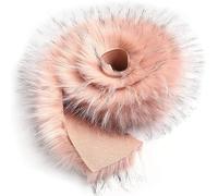 Ruban en dentelle en fausse fourrure, 1/2/4 pièces, rayures, garniture moelleuse, vêtements, col, chapeau, manchettes, barbe, bande en peluche, décor de Festival de noël