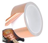 Ruban en feuille de cuivre - Rouleau de blindage adhésif conducteur de 50 mm, bande de blocage du bruit EMI RFI, couche de liaison métallique flexible, solution d'isolation artisanale durable | Répara