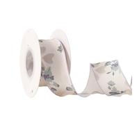 Ruban en mousseline de soie, série romantique violet, 10yards, fleur Organza for bricolage, nœuds de cheveux, vêtements, couture, décor d'emballage artisanal(Style 02-3.8cm)