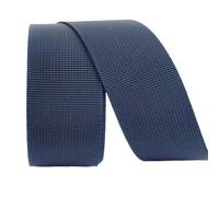 Ruban en nylon de 8 mètres, largeur 20 à 50 mm, pour sangle de sac à dos, ruban décoratif, couture, garniture, reliure(Navy Blue,32mm)