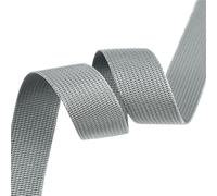 Ruban en nylon de 8 mètres, largeur 20 à 50 mm, pour sangle de sac à dos, ruban décoratif, couture, garniture, reliure(Gray,50mm)