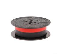 Ruban en nylon haute densité pour machine à écrire Encre rouge et noire Compatible avec Oki Ml80 Ml81 Ml82 Ml83 Ml92 Ml93 Tec Eps600 Ma1100 M2600 Bobine de bobine longue durée 12,7 mm de large Rouleau