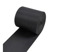 Ruban en nylon noir de 2 à 10 m, largeur de 10 à 100 mm, pour sangle de sac à dos, collier pour animal de compagnie, couture, biais(100mm,5Meters)