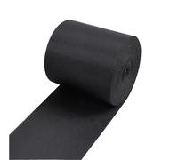 Ruban en nylon noir de 5/10/20 mètres, largeur 10-100 mm, sangle de sac à dos, collier pour animal de compagnie, ceinture, reliure, couture, garniture(100mm,5Meters)