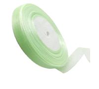 Ruban en organza 20 mm pour scrapbooking, emballage cadeau, décoration d'intérieur, 46 m (vert clair)