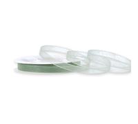 Ruban en organza de 12 mm x 25 m - Couleur au choix : 3/6/12/25/38 mm - Transparent, résistant aux couleurs et lavable - Ruban pour mariage - Ruban cadeau, pour emballage, décoration, loisirs créatifs