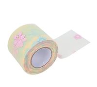 Ruban en organza translucide à motif floral décoratif pour fête de mariage, emballage, décoration en matériau de gaze, léger, taille compacte (Jaune)