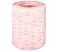 Ruban en raphia bicolore rose | Grande soirée | Personnalisez vos cadeaux avec une élégance rustique | Idéal pour les décorations et emballages artisanaux