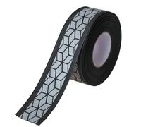 Ruban En Sangle Réfléchissant Argenté, Ruban Adhésif Textile À Coudre Soi-Même Pour Vêtements, 3 Cm X 2 Mètres/Checklack