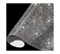 Ruban en satin avec strass Autocollant auto-adhésif en strass cristal, ruban de diamant, bricolage, artisanat d'art, voiture(Color 11,8 Row (18mm))