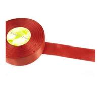 Ruban en Satin - HOBI - 25 mm - Rouge - 25 mètres - Décoration de table