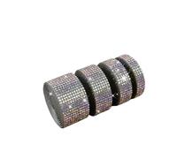 Ruban en strass Autocollant strass cristal auto-adhésif 4 Yards, ruban de diamant, autocollant bricolage artisanat voiture(Color1,4 YARDS_0.8CM)