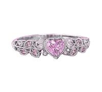 Ruban en tissu Personnalité principale fraîche Bagues d'amour simples Anneaux D 3 cm, 9, Métal, Aucune pierre précieuse