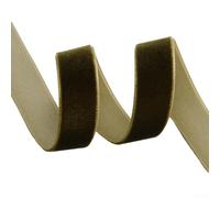 Ruban en velours doux de 25 mm pour mariage et emballage - Rouleau de 9 m pour décorations créatives et styles de nœuds (vert)