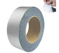 Ruban étanche 5 cm x 10 m Ruban adhésif en butyle multi-usage clignotant en aluminium résistant aux intempéries pour sceller les tuyaux, fissures de toit, auvent, fenêtre Style 1