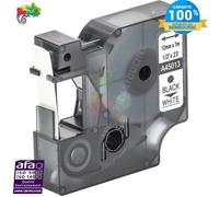 Ruban Étiqueteuse Compatible Dymo 45013 S0720530 Noir sur blanc LabelManager 160 210D 250 260P 280 360D 500TS LabelWriter 450 DUO