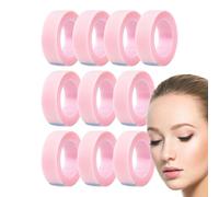Ruban Extension Cils - Adhésif Greffe Cils | Bande Pour Faux | Micropore PE Respirant, Doux Pour Peaux Sensibles, Rouleaux Colorés Perforés Individuellement, Longueur 4,5m, Lot De 10, Usage Salon