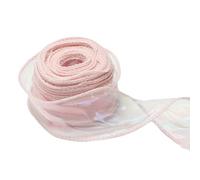Ruban fin en organza 40 mm x 9 m pour décoration de gâteau de mariage, couronne, nœud, fournitures de magasin de fleurs