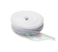 Ruban fin en organza 40 mm x 9 m pour décoration de gâteau de mariage, couronne, nœud, fournitures de magasin de fleurs