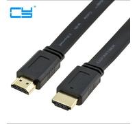 Ruban flexible 3D HDMI mâle vers mâle, AV, Audio vidéo, câble court, 1.4 M/0.2M/1M, nouvelle Version 0.5
