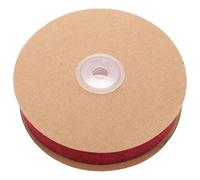Ruban Floqué Ambiance Halloween Rouge 2,5cm pour Vêtements et Bijoux | 1 Rouleau, Matière en Peluche Floquée, Usage DIY et Fête, Finition Élégante pour Projets Créatifs