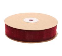 Ruban Floqué Rouge 2,5cm Non Élastique pour Emballage Présent | Bande D'emballage Présent, Accessoires en Ruban de Tissu, Diy, Vêtements et Colliers, Ambiance Halloween