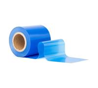 Ruban flottant coloré, 50 m x 70 mm, en polyéthylène basse densité, ruban de délimitation non adhésif, couleur bleu