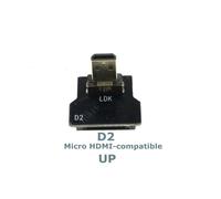 Ruban FPV Connecteur Compatible HDMI,Câble pio Flexible,Raspberry Pi 4,Micro HDMI vers HDMI,Mini HDMI Femelle,Résistant 90,FDavid,20 Broches - Type D2