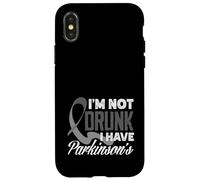 Ruban Gris « I'm Not Drunk I Have Parkinson 's Awareness » Coque pour iPhone X/XS