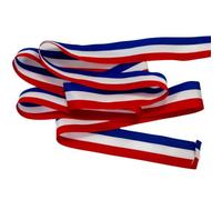 Ruban Gros Grain Drapeau Français Tricolore 6 mètres largeur 39 mm