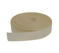 Ruban gros-grain pois DXEUD, 25 m tres par rouleau, 100 % polyester (beige, 1,9 cm)
