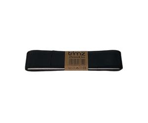 Ruban gros-grain Trimz, Noir, 10mm x 3m