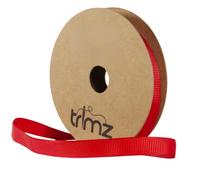Ruban gros-grain Trimz, Rouge, 15mm x 5m