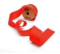 Ruban gros-grain Trimz, Rouge, 40mm x 5m