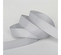 Ruban gros-grain uni en polyester, 5 yards, 7 mm, 10 mm, 15 mm, 20 mm, 25 mm, 38 mm, pour envelopper, nœud de cheveux, décoration de fête, gris, 7 mm