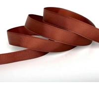 Ruban gros-grain uni en polyester, 5 yards, 7 mm, 10 mm, 15 mm, 20 mm, 25 mm, 38 mm, pour envelopper, nœud de cheveux, décoration de fête, marron, 20 mm