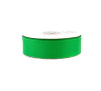 Ruban gros grain vert 25 mm de large x 20 metres de long