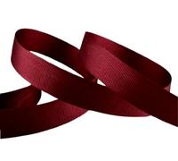 Ruban Grosgrain GCS LONDON - 20 mm x 10 mètres - Plusieurs couleurs au choix, Rouge bordeaux, 20 mm