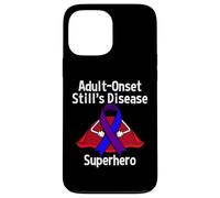 Ruban Guerrier Super-héros Maladie de Still's Disease Adult-Onset Coque pour iPhone 13 Pro Max