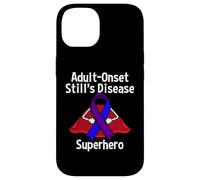 Ruban Guerrier Super-héros Maladie de Still's Disease Adult-Onset Coque pour iPhone 14