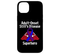 Ruban Guerrier Super-héros Maladie de Still's Disease Adult-Onset Coque pour iPhone 14 Plus